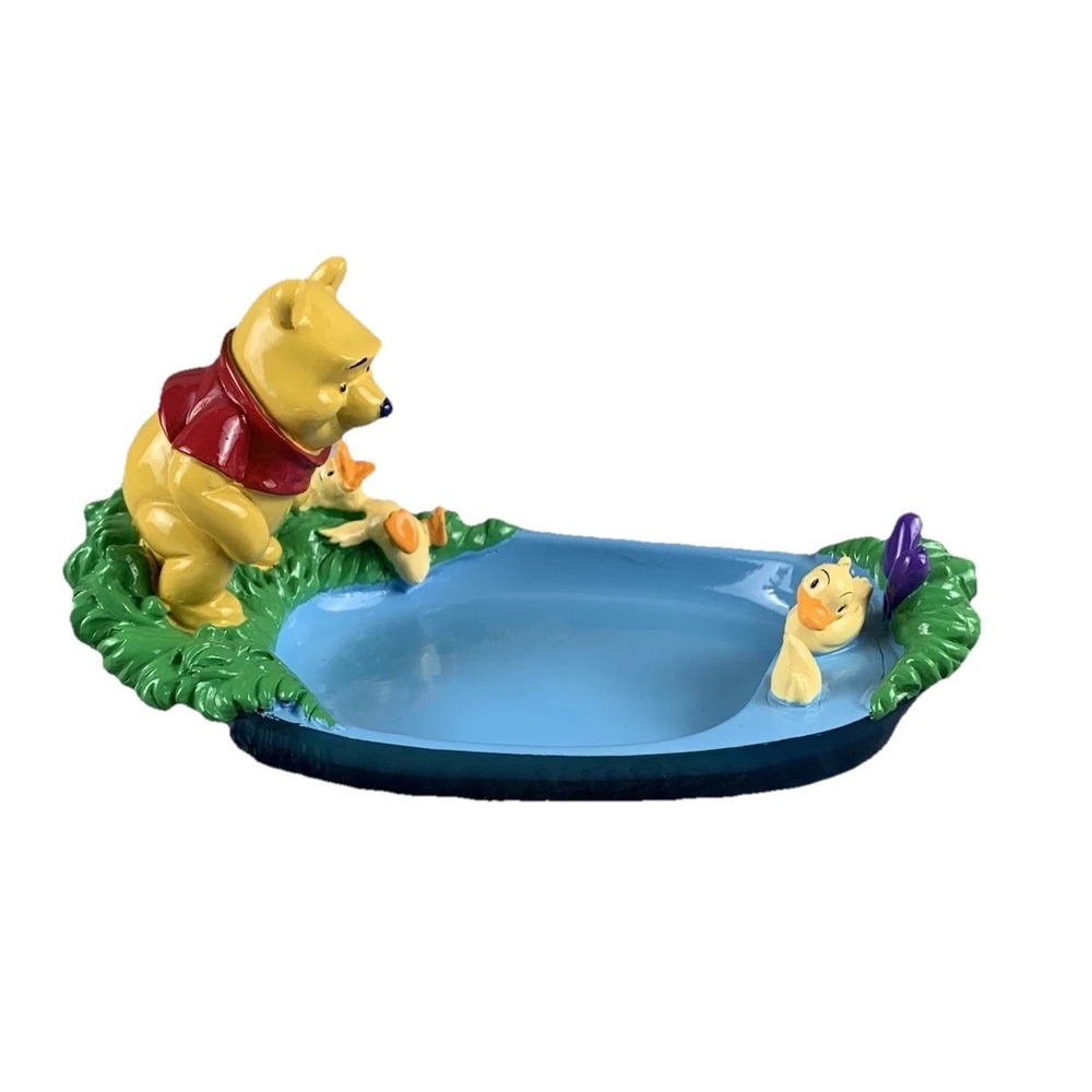 Disney Winnie the Pooh Pond‎ Ducks Soap Dish Vintage A.A. Milne E.H. Shepard